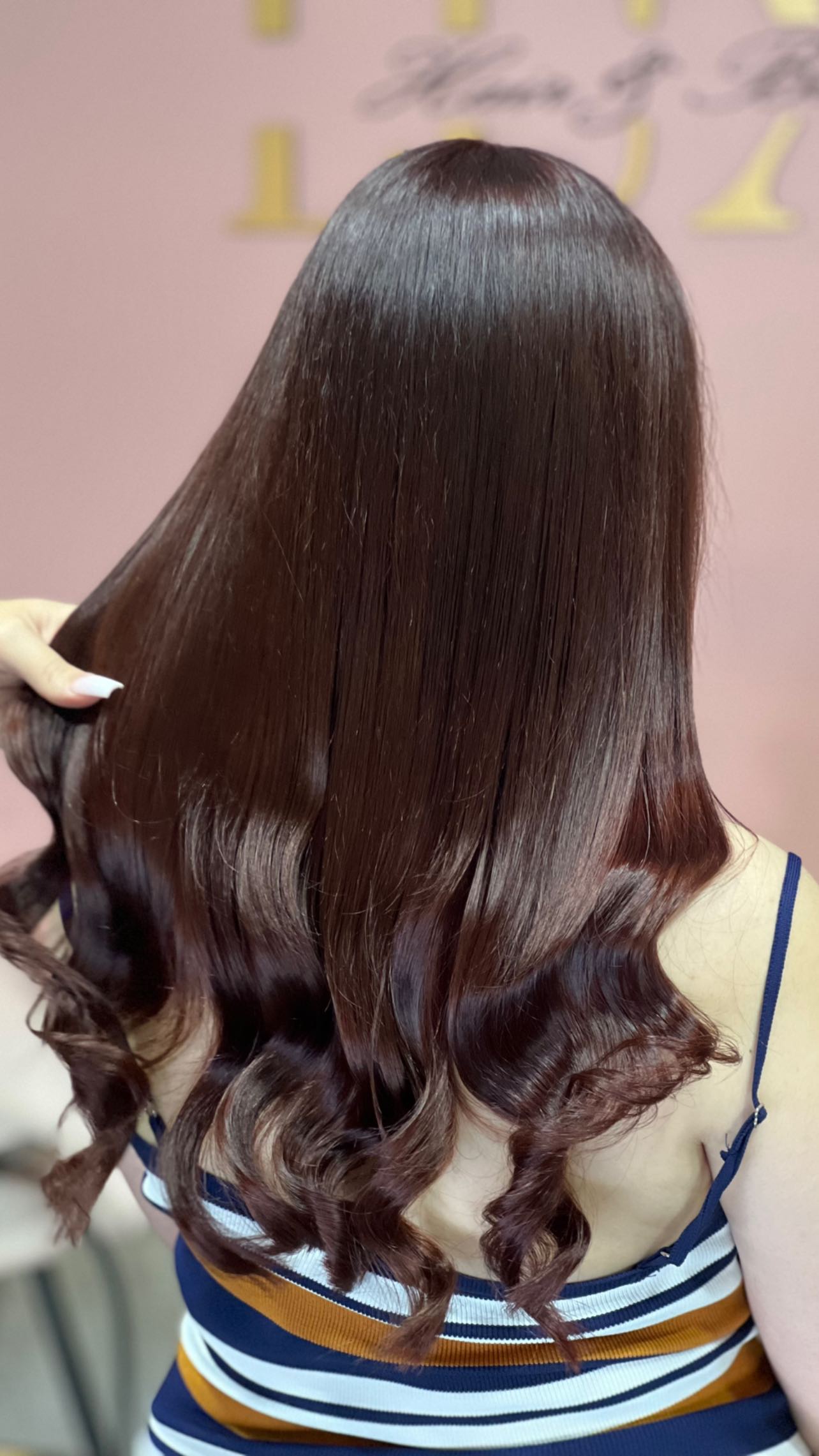 Finished colour and style at Luxe Hair and Beauty